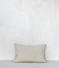 'Velvet Ripple' Cushion / NZ MADE-Feather Inner / 60x40cm / Linen