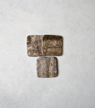 Square Coaster / Grey Travertine