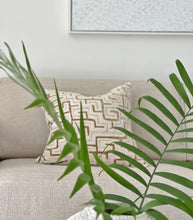 'Joshua' Cushion /NZ MADE/ Feather Inner/ 55x55cm/ Cacti