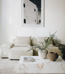 ‘Ibiza’ Modular Sofa / NZ MADE / 4 Piece / D.O.T.T - ‘Sonora’. YP22007 Canvas Linen