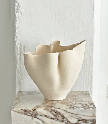 'Eva' Vase / Off White