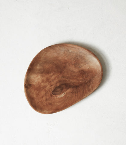 Suar Wood Oval Plate / Natural