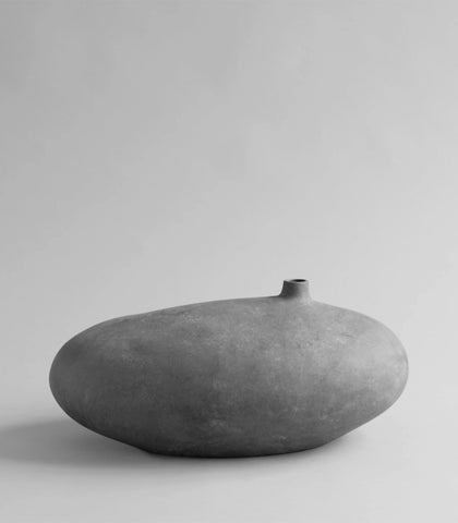 101 Copenhagen / 'Submarine' Vase / Dark Grey / Fat / NOT WATERTIGHT / #hof