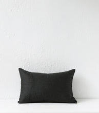 Outdoor / 'Tahiti' Cushion / NZ MADE / 60x40cm / Caviar