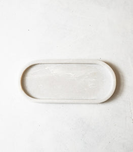 Marble Oval Tray / 35cmWx15cmD