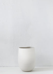 'Curve' Vase / Wide - Large / Matte White