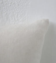 'Milos' Cushion w Feather Inner / NZ MADE / 60x40cm / Sunbleach (Chalk Series)