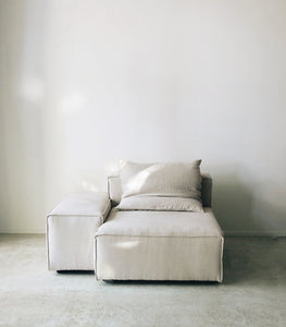 ‘Ibiza’ Modular Sofa / NZ MADE / 4 Piece / D.O.T.T - ‘Sonora’. YP22007 Canvas Linen