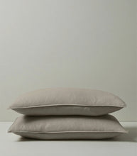 French Flax Linen / Standard Pillowcase / PAIR / Pebble