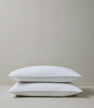 French Flax Linen / Standard Pillowcase / PAIR / White