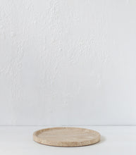 Travertine Round Tray / 28cmD