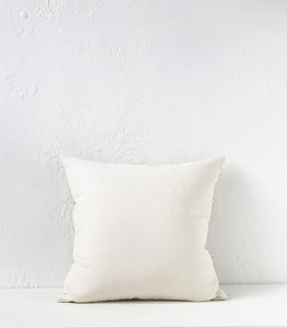 'Velvet Ripple' Cushion / NZ MADE - Feather Inner  / 55x55cm / Space Dust