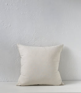 'Velvet Ripple' Cushion / NZ MADE - Feather Inner  / 55x55cm / Space Dust