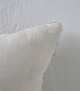 'Velvet Ripple' Cushion / NZ MADE - Feather Inner  / 55x55cm / Space Dust