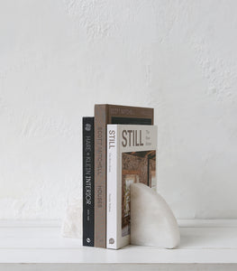 'Quartz' Rounded Bookends
