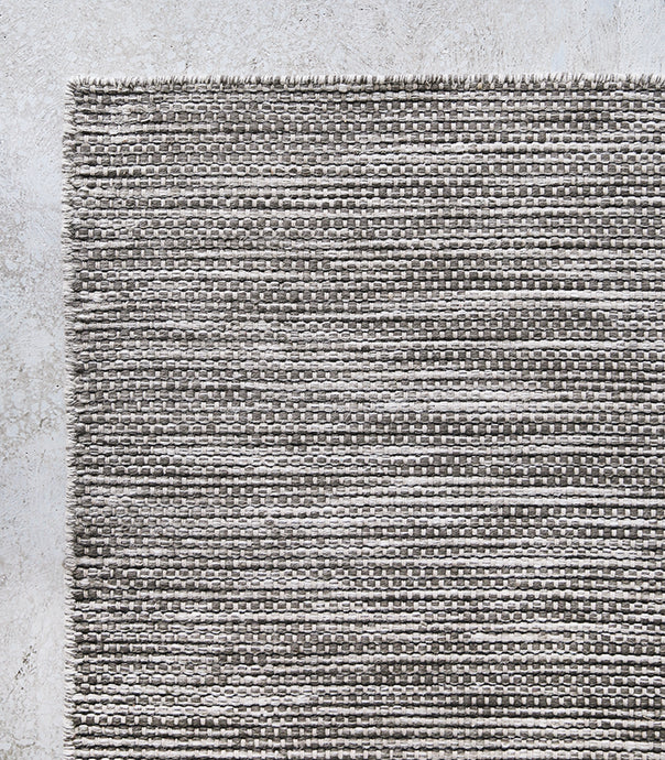 Abbas Floor Rug / 80% Wool - 20% Cotton / 2x3m / Gravel