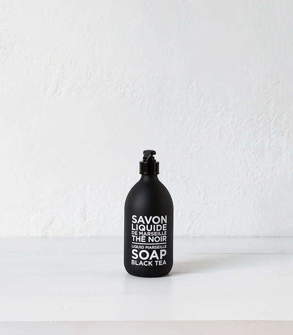 Black & White Liquid Marseille Soap / 500ml / Black Tea