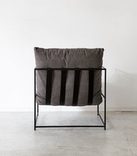 'Cloud' Lounger / Feather Filled / Washed Grey