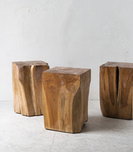 Crusoe Teak Root Square Side Table 45cm