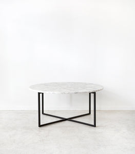 Elle Luxe Marble Coffee Table / 80 cmD