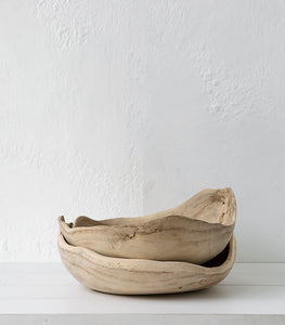 Indonesian Random Shaped Blonded Bowl