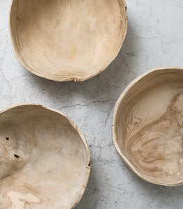 Indonesian Random Shaped Blonded Bowl