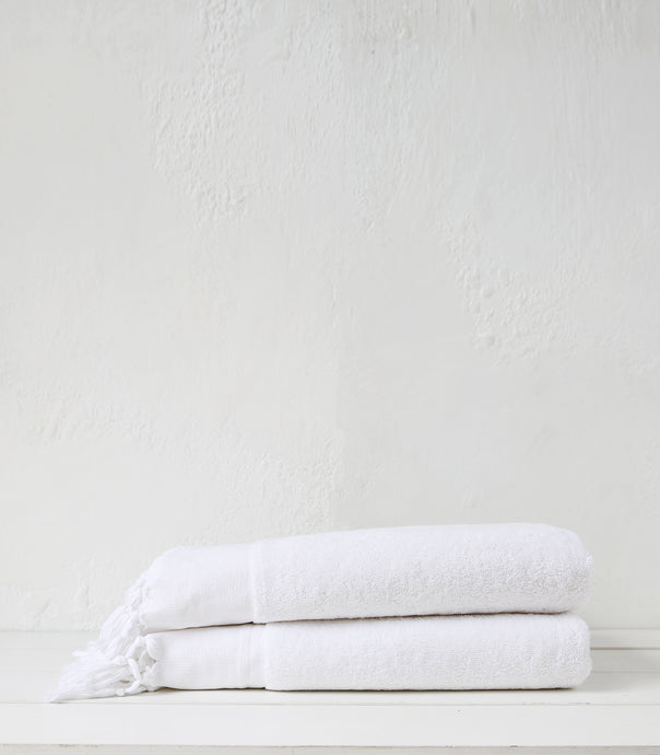 Ottoloom / Valdez Organic Bath Sheet / White