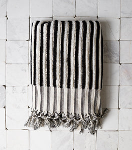 Ottoloom / Black Stripe Organic Bath Towel
