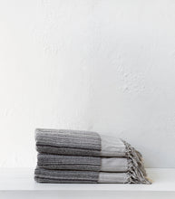 Ottoloom / Moscow Organic Bath Towel / Grey Stripe