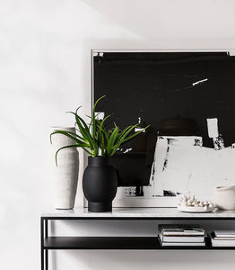 Papaya / Arena Vase Black / Large