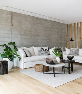 Elle Luxe Marble Coffee Table / 80 cmD