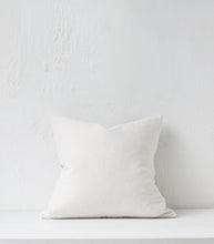 'Organic Ribbed' Cushion / NZ Made / Feather Inner / 55x55cm / Smoke
