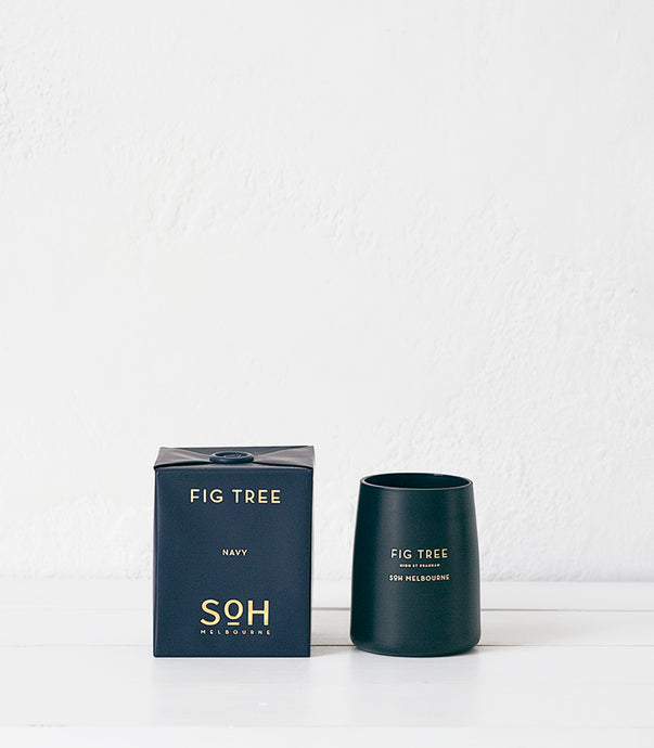 SOH / Navy Matte Glass / Fig Tree