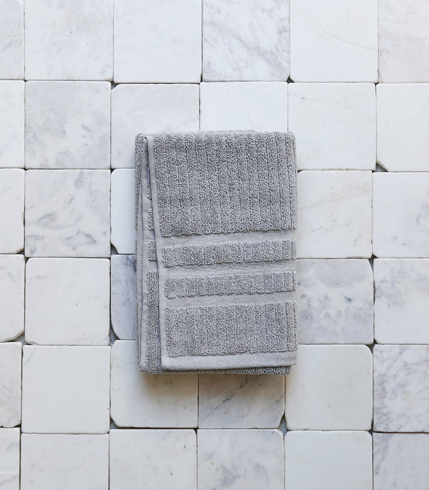 Moda At Home Allure Cotton Face Towel (Marble Grey)