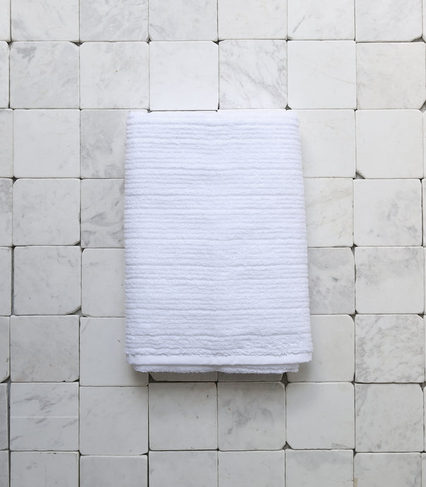 'Chelsea' Bath Towel / White