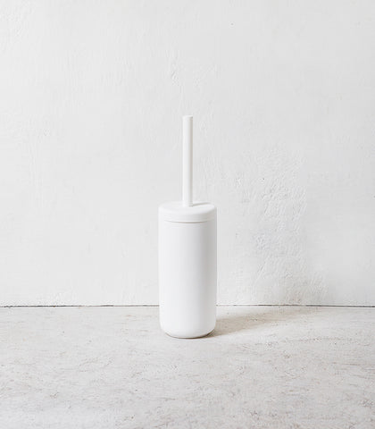 Zone Toilet Brush & Holder / White