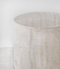Travertine Side Table / Natural