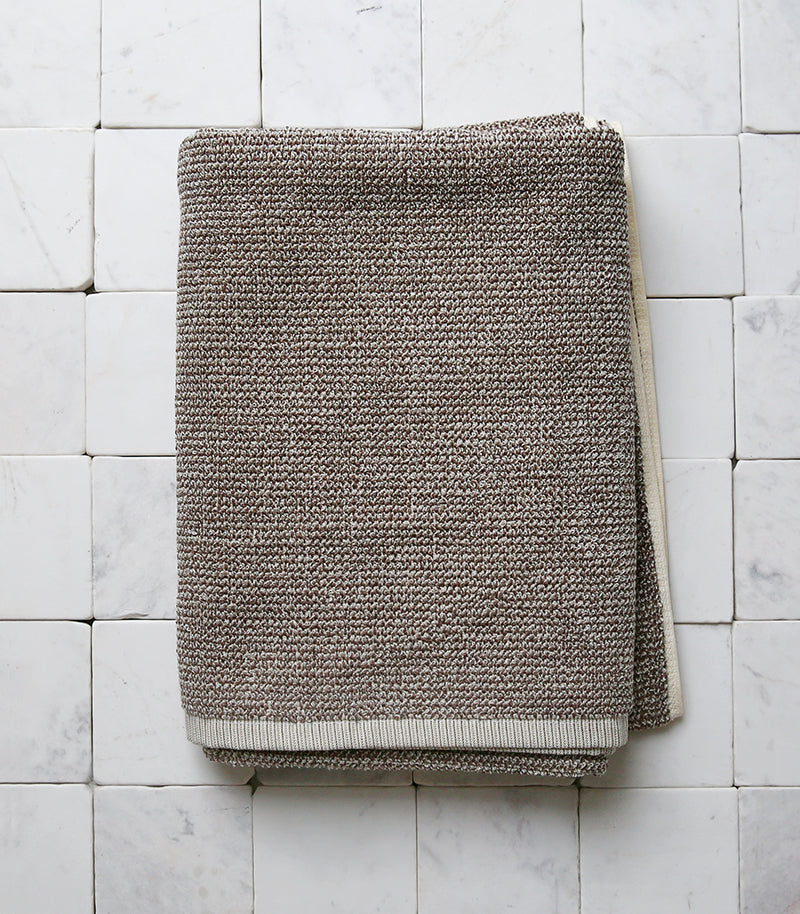 Tweed Bath Towel / Light