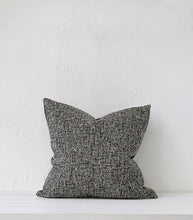 Tweed Cushion w Feather Inner / 55x55cm / Mocha